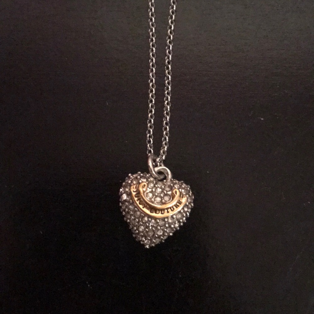 Juicy Couture heart necklace